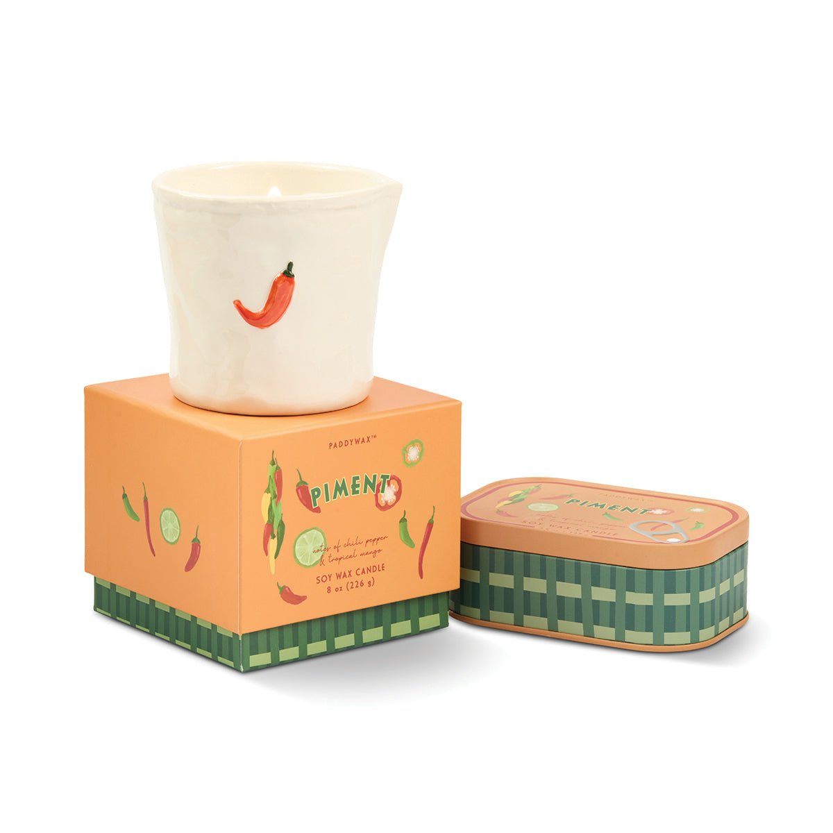 Bistro Ceramic Candle - Piment