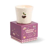 Bistro Ceramic Candle - Christmas Pudding