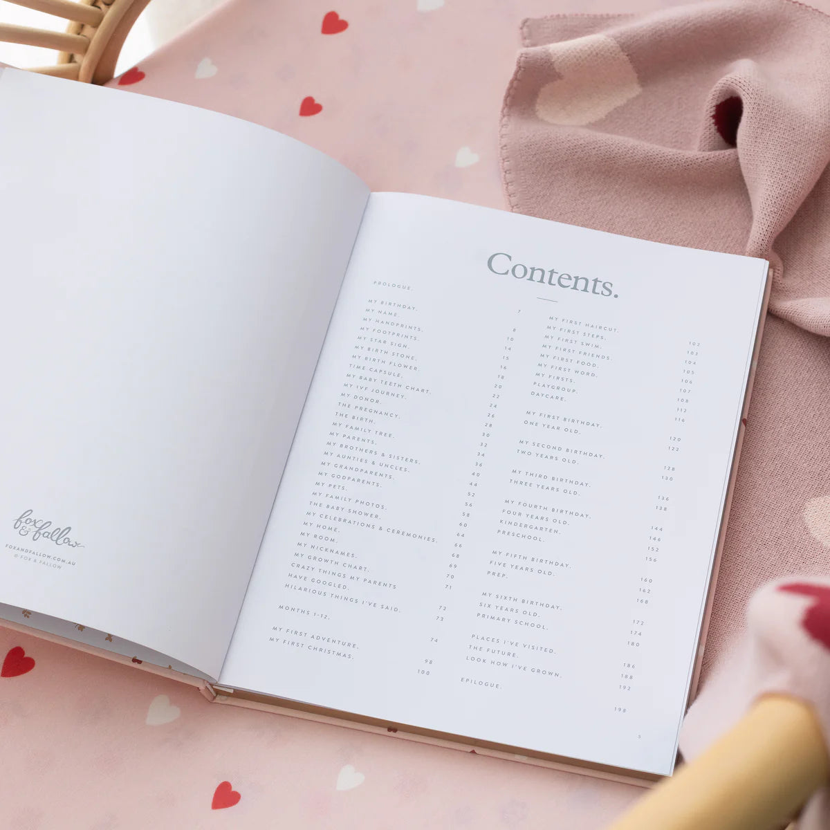 Baby Book Little Hearts