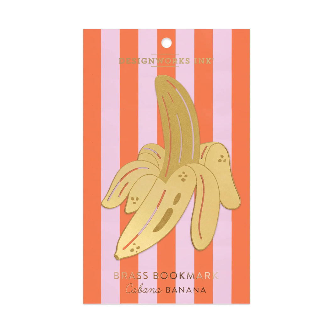 Brass Bookmark Banana