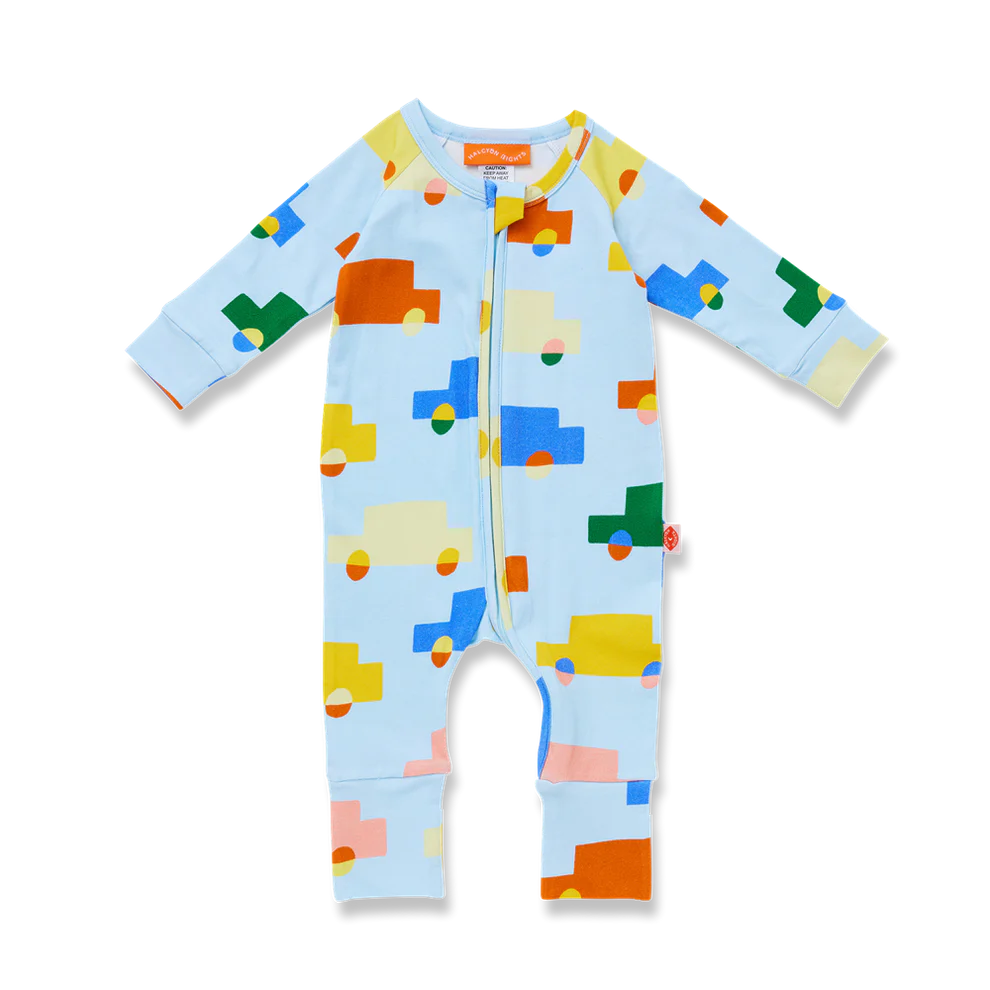 Beep Beep Romper Long Sleeve