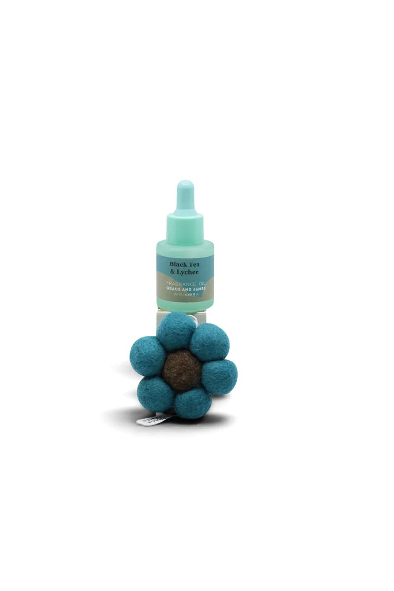 Black Tea & Lychee - Felt Air Freshener