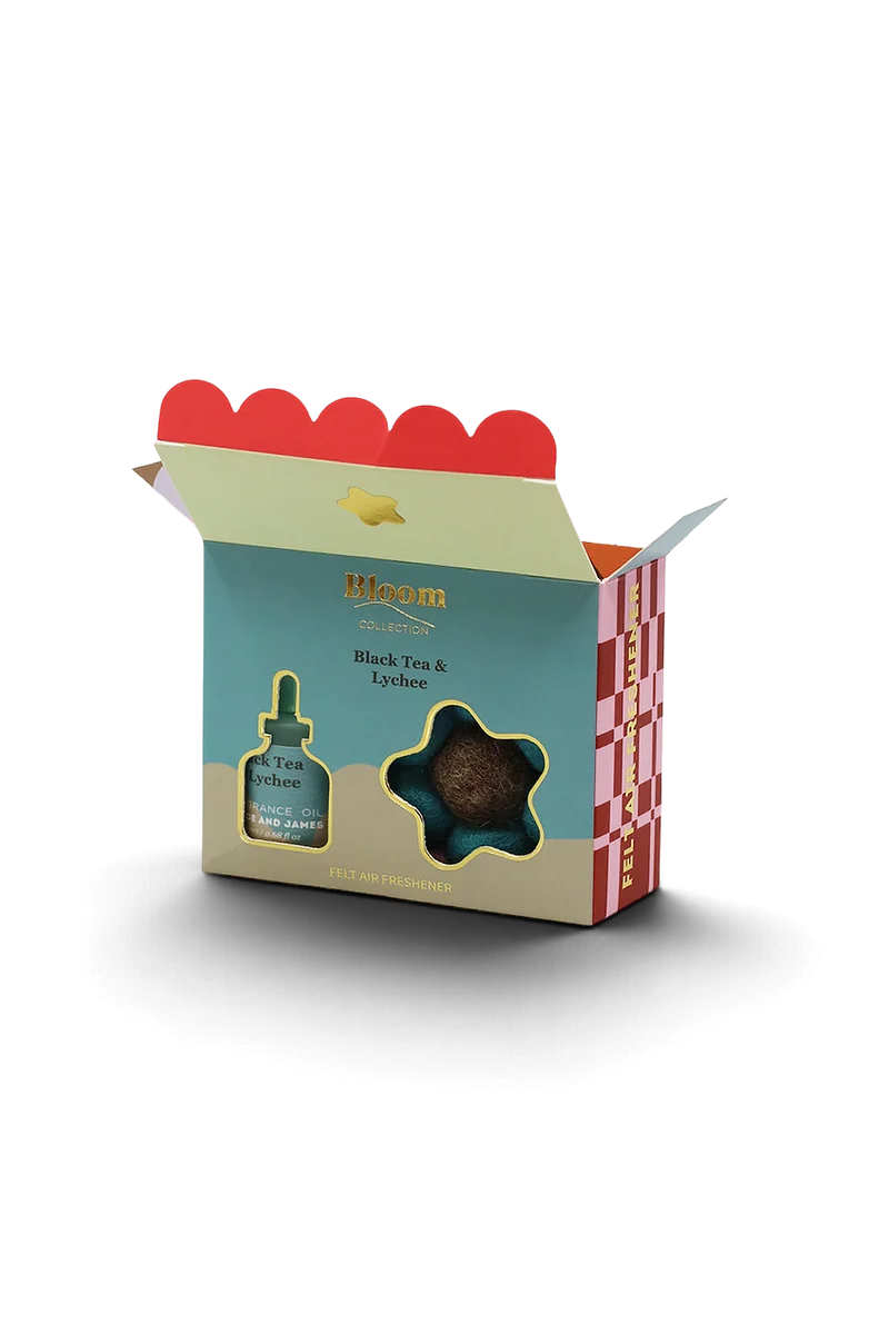 Black Tea & Lychee - Felt Air Freshener