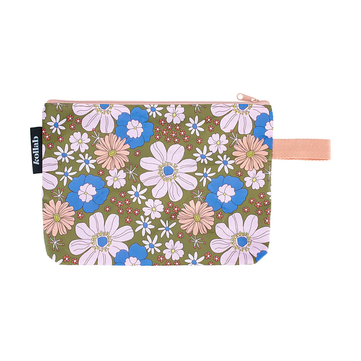 Clutch Bag Blue Flowers