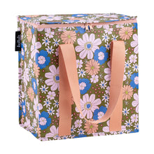 Load image into Gallery viewer, Cooler Bag - Blue Flowers
