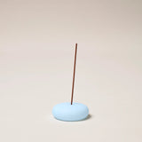 Frosted Glass Holder Small - Blue
