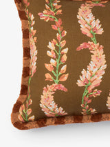 Penny Brown Linen Cushion