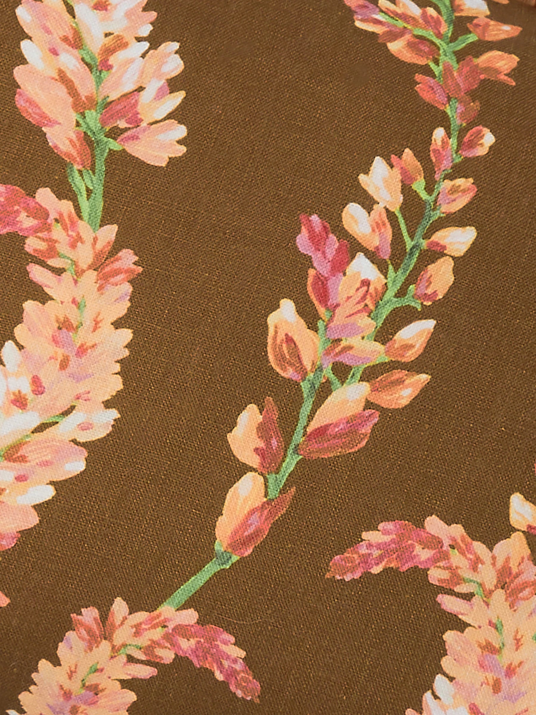 Penny Brown Linen Cushion