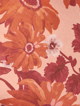 Marigold Rose Linen Cushion