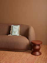 Petra Blue Linen Cushion