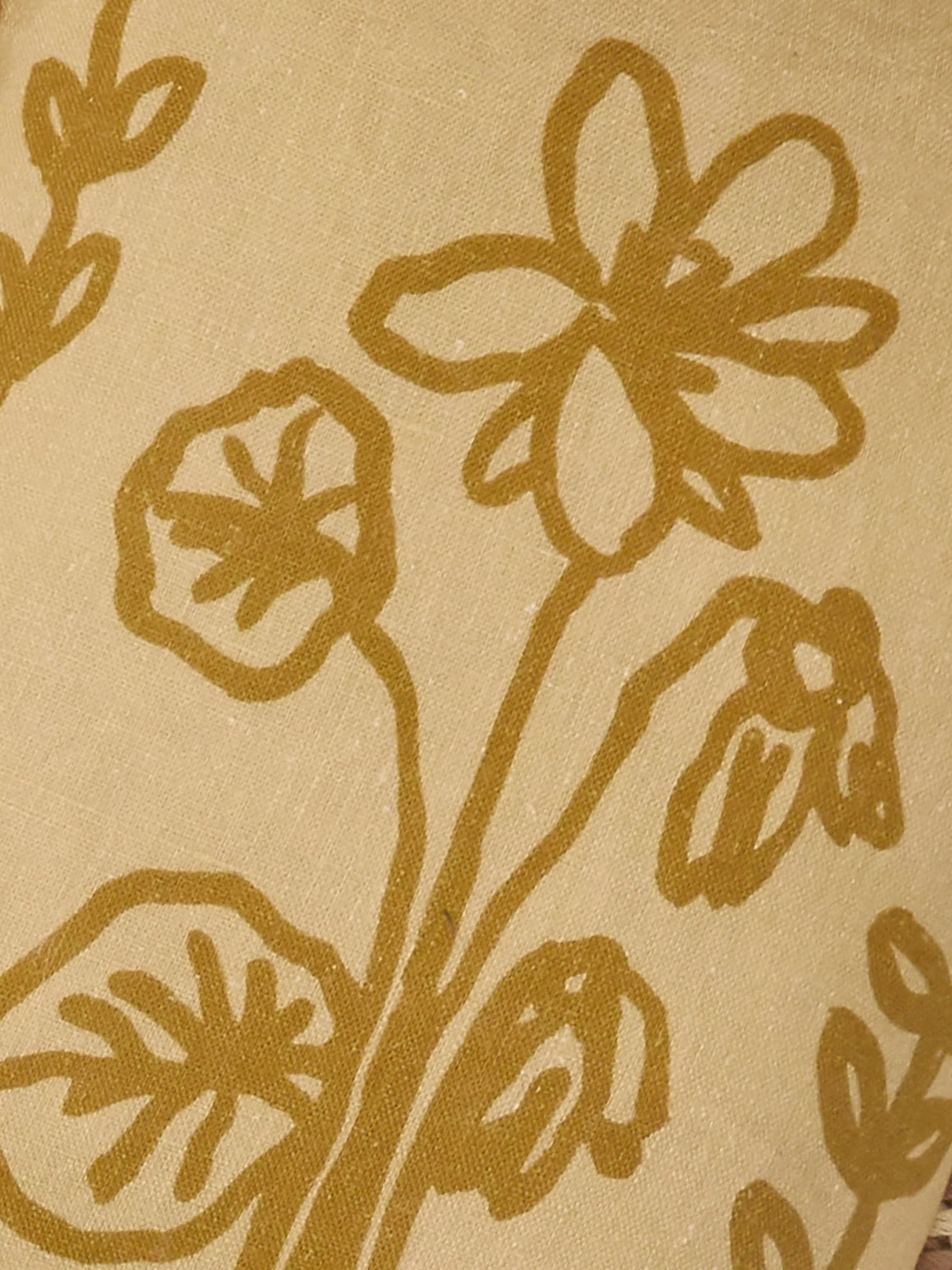 Petra Wheat Linen Cushion