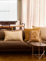 Petra Wheat Linen Cushion