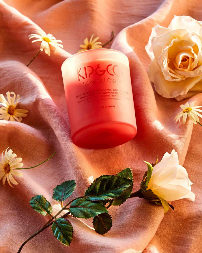 Flower Power Candle