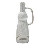 Ceramic White Stripe Jug - Large