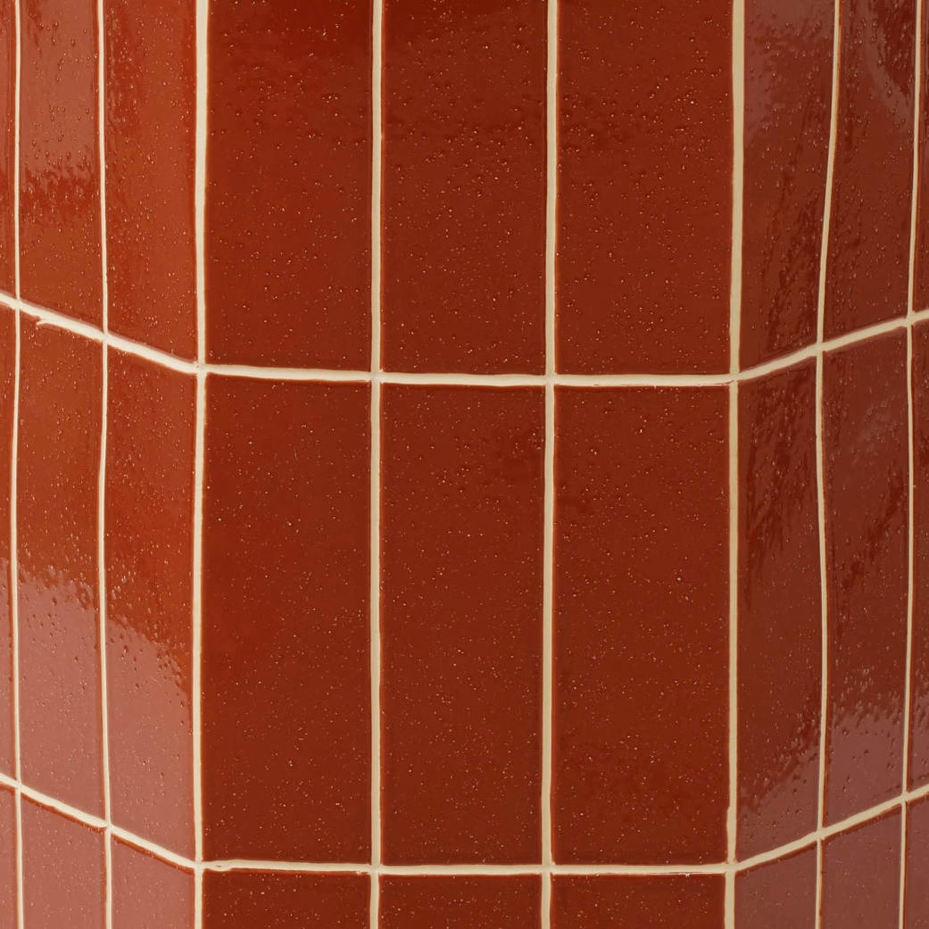 Seidler Ceramic Tile Stool Rust