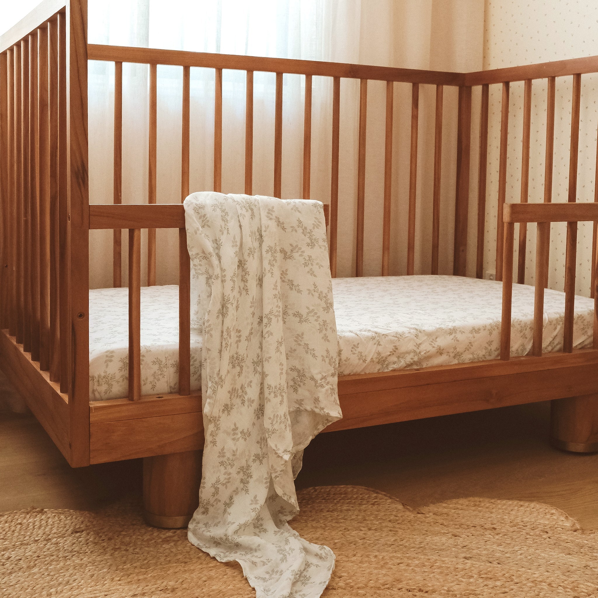 Cypress Organic Fitted Cot Sheet