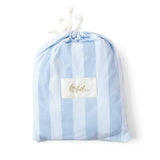Cloud Stripe Organic Fitted Cot Sheet