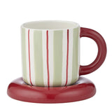 Candy Ceramic Cup & Saucer Set