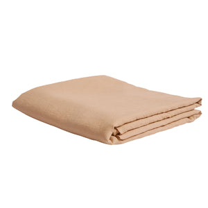 Linen Flat Sheet Cashew