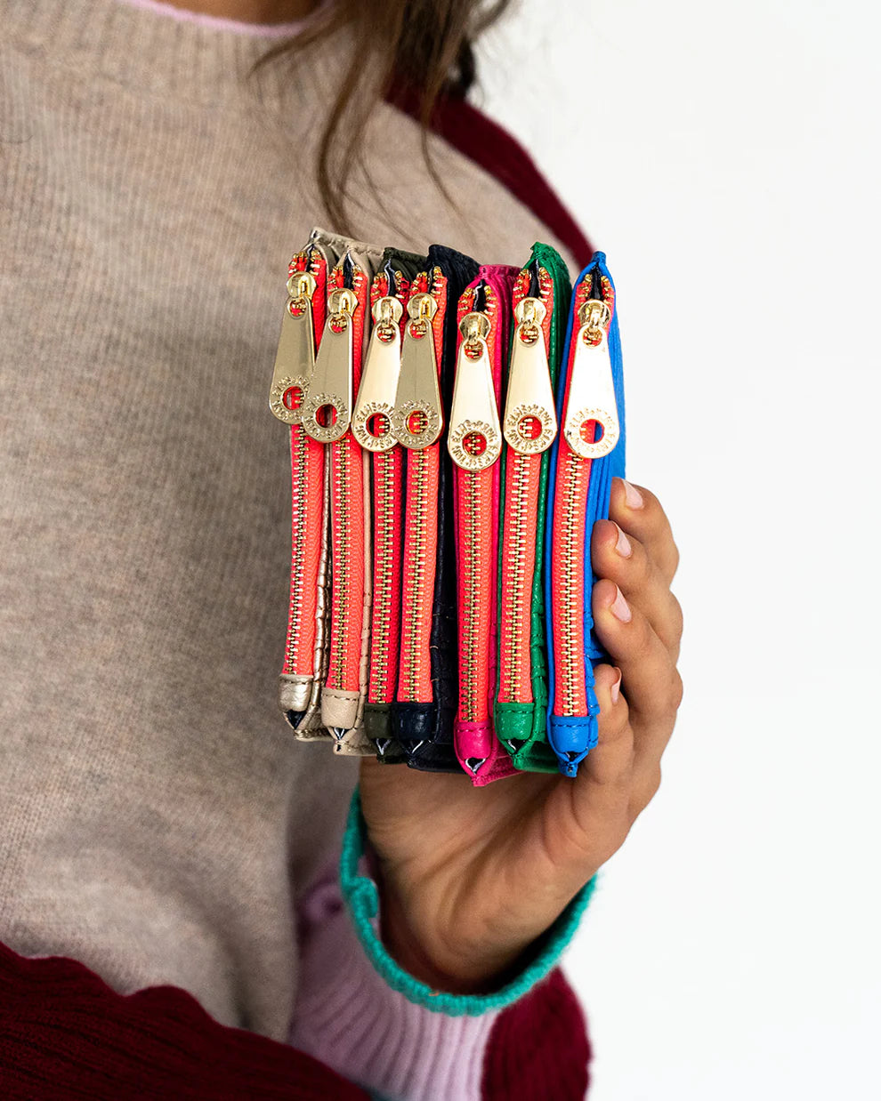 Centro Wallet - Light Gold Crinkle