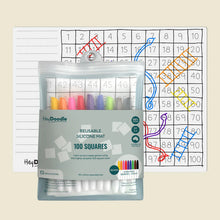 Load image into Gallery viewer, 100 Squares Classic Colouring &amp; Doodle Mat
