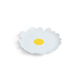 Small Daisy Plate - White with Yellow Centre
