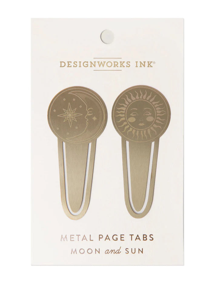 Brass Page Tabs - Celestial