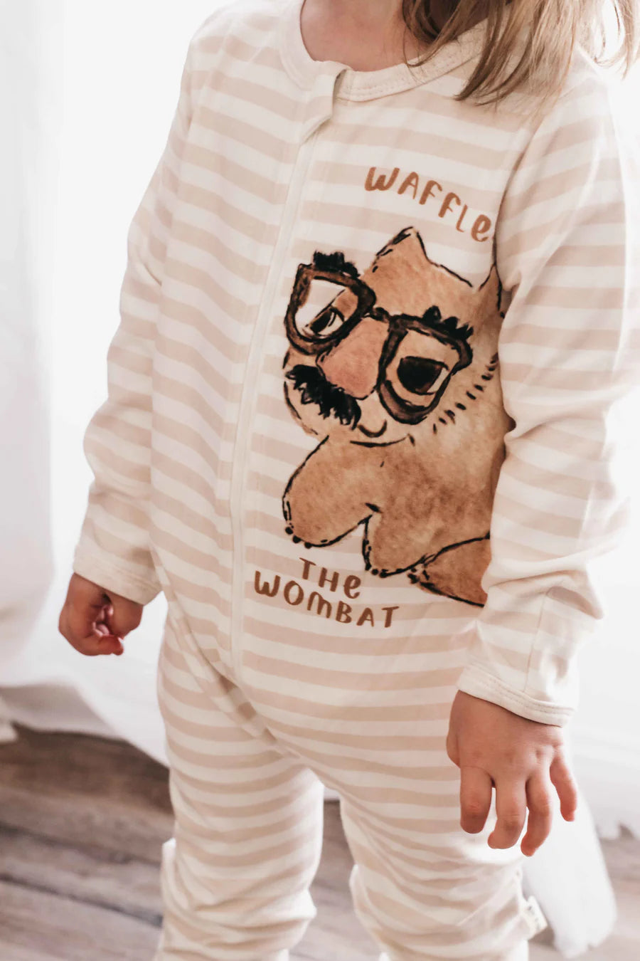 Waffles The Wombat Zipsuit