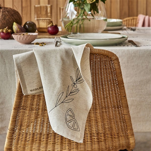 Feast Set of 4 Napkins Flax