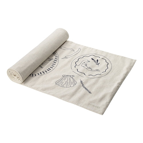 Feast Table Runner Flax