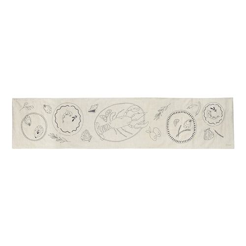 Feast Table Runner Flax