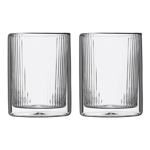 Infuse - set of 2 Double Wall Latte Cups 260ml