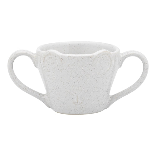 Teddy Double Handle Cup 110ml Oatmeal