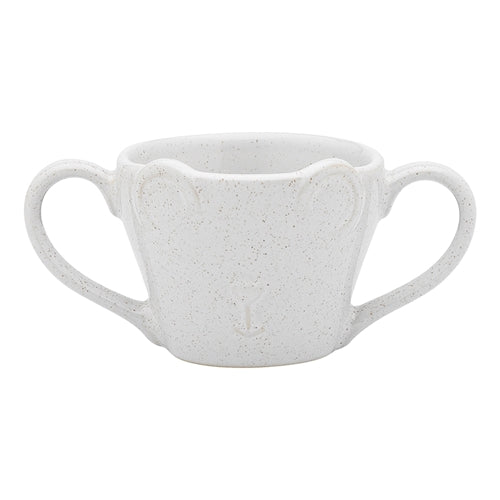 Teddy Double Handle Cup 110ml Oatmeal