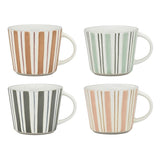 Chalk Two Stripe Mugs