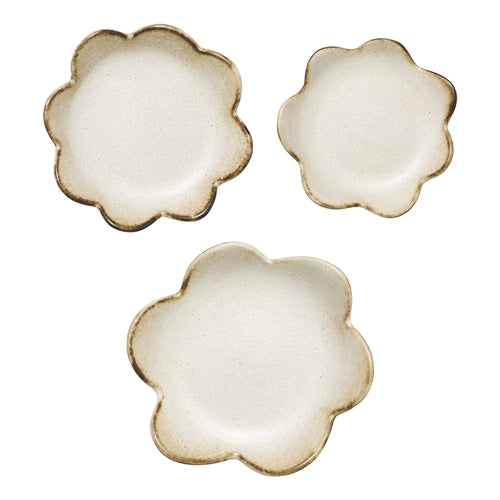 Cecile Set of 3 Flower Plates