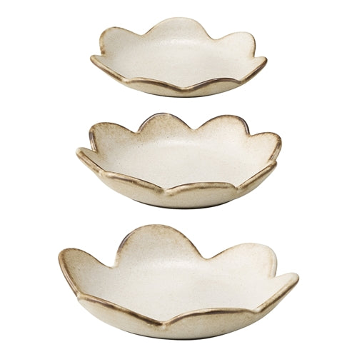 Cecile Set of 3 Flower Plates