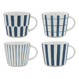 Chalk and Blue Mugs