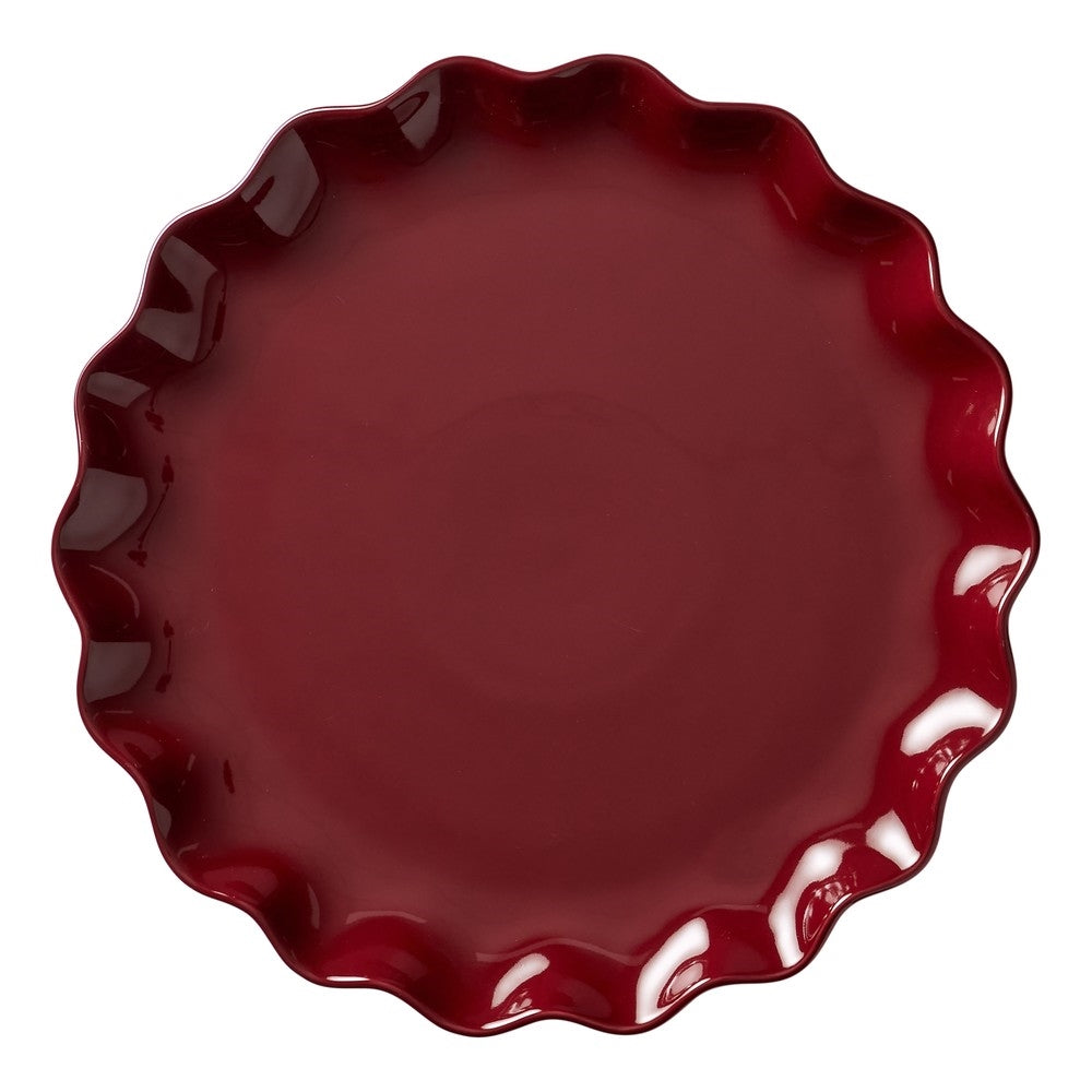 Ruffle Round Platter 32cm - Elderberry