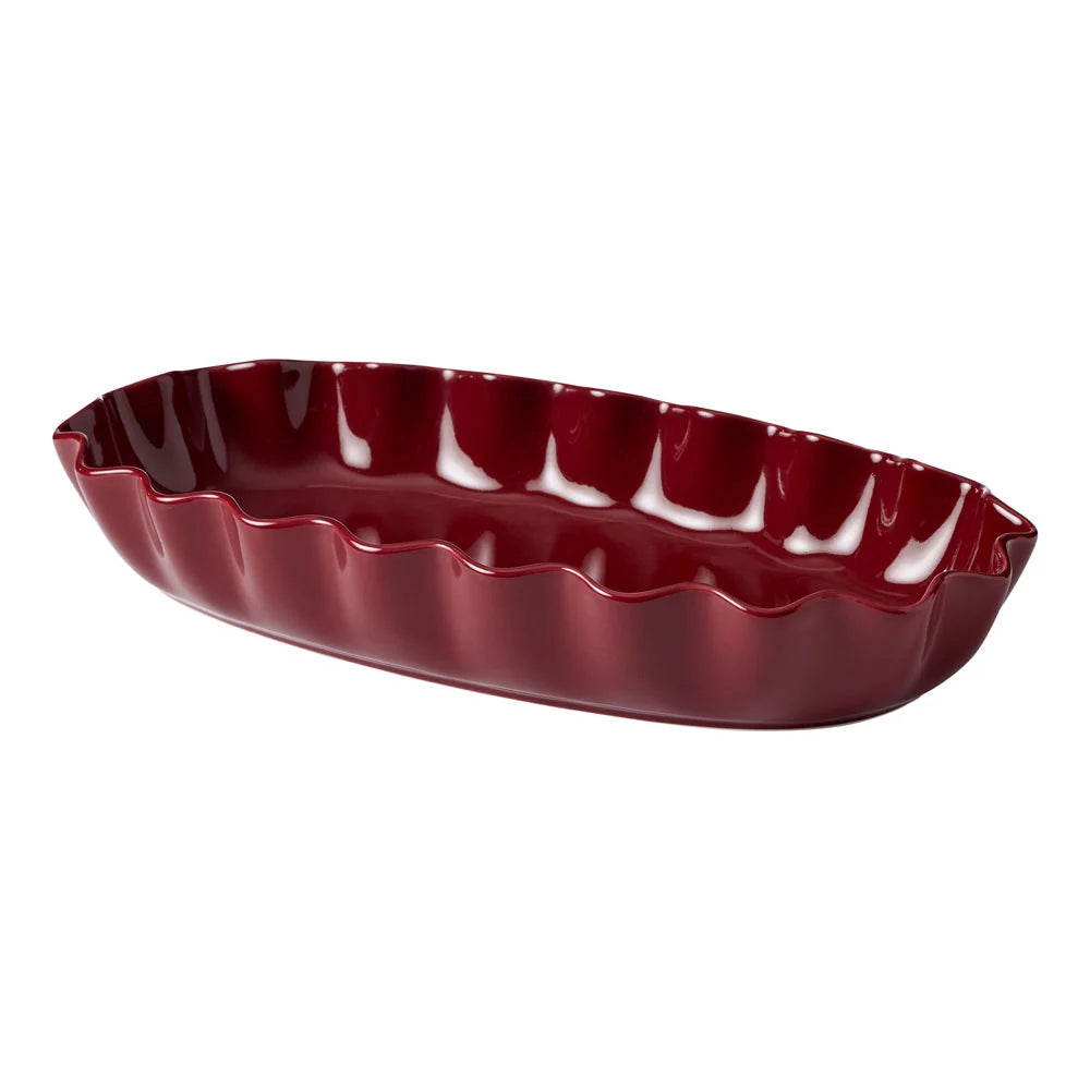 Ruffle Oval Serving Platter 40cm - Elderberry