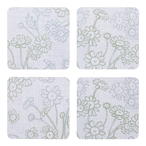 Chamomile Coasters Set/4