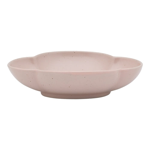 Bloom Set of 2 Oval Dip Bowls Birch & Pink Salt