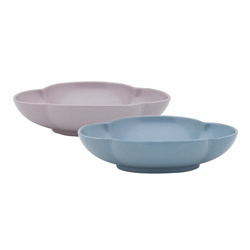 Bloom Set of 2 Oval Dip Bowls Iris & Twilight