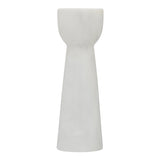 Artifact White Marble Candle Holder - Large