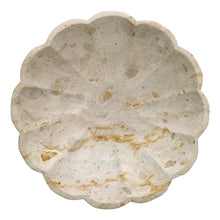 Load image into Gallery viewer, Artifact Capri Beige Marble Scallop Bowl
