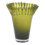 Tousle Fluted Vase 29cm Meadow