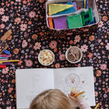 Picnic Mat Mocha Meadow