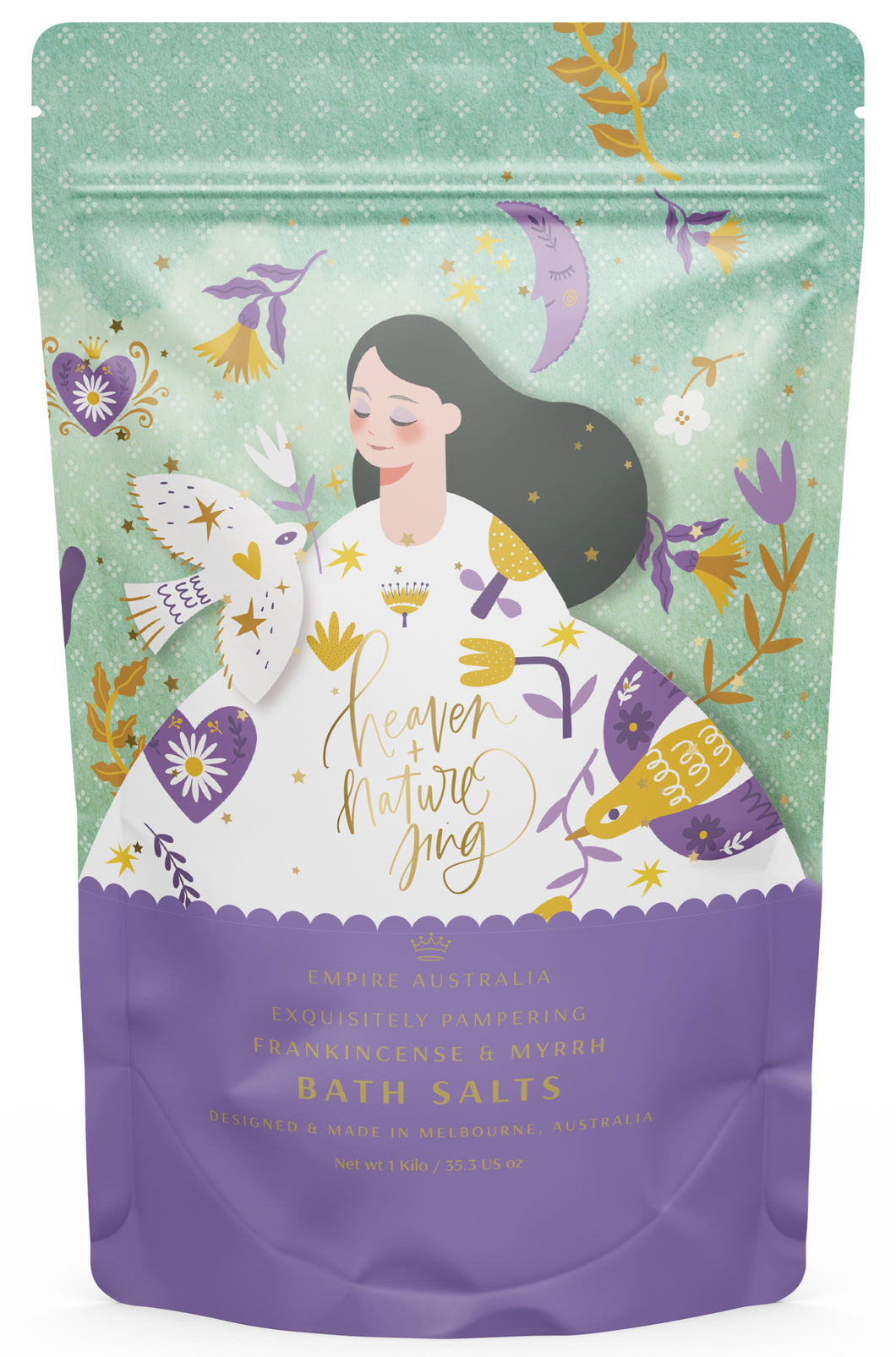 Heaven & Nature Sing Frankincense & Myrrh Bath Salts 1 Kilo