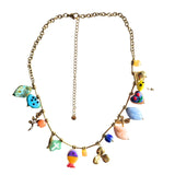 18K Gold Plated Charm Necklace