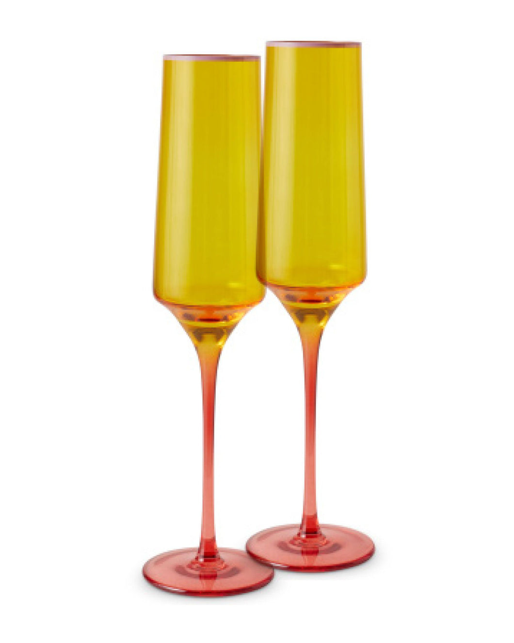 Tropical Punch Champagne Glass 2pk